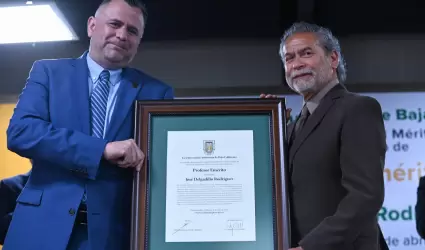 El doctor Jos Delgadillo es Profesor Emrito por la UABC