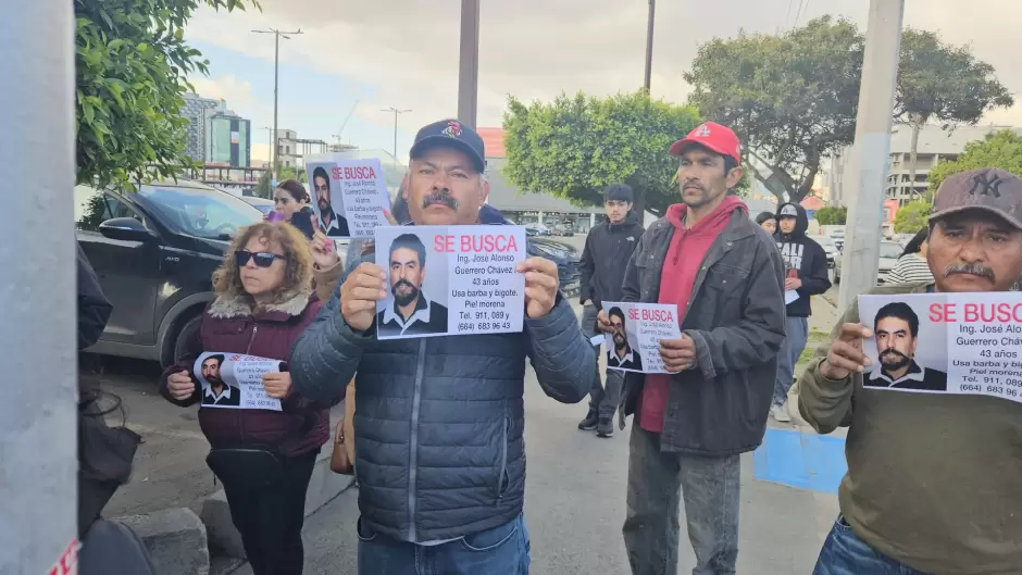 Manifestacin por ingeniero desaparecido