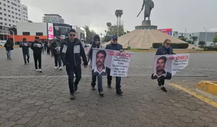 Manifestacin por ingeniero desaparecido