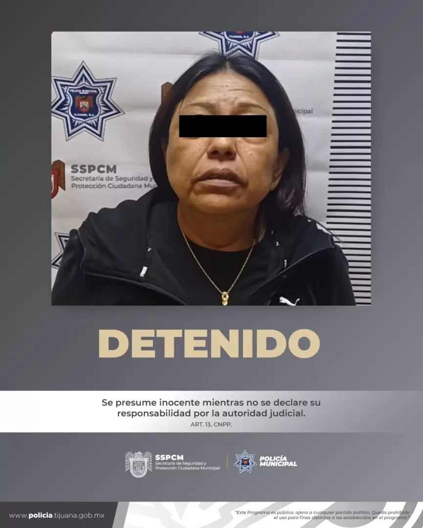 Detienen a mujer armada y con drogas