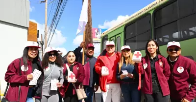 Boteo masivo para apoyar a la Cruz Roja