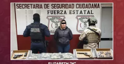 Detienen a mujer en posesin de armas de fuego y cerca de 200 mil dlares