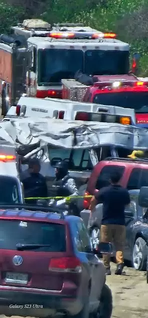 Fatal accidente con un taxi en Tijuana deja dos muertos y varios heridos