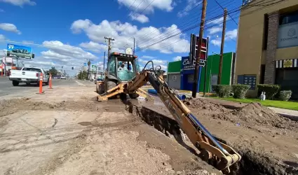 Realiza CESPM obra integral en colonia Cuauhtmoc Norte