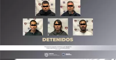 Personas armadas detenidas