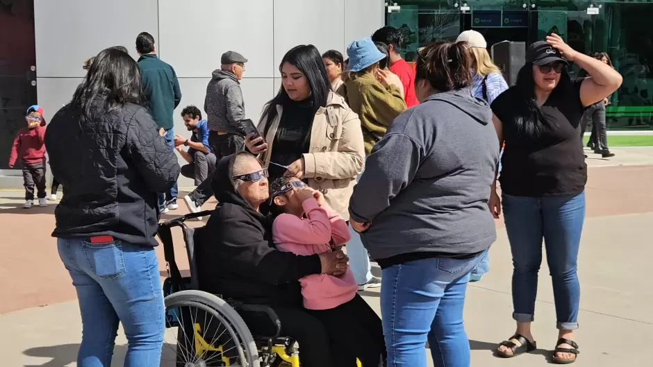 Eclipse en el Museo El Trompo