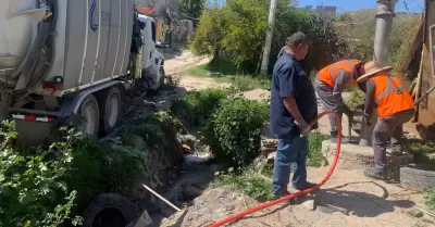 Trabajos de mantenimiento correctivo en colonias de Tijuana