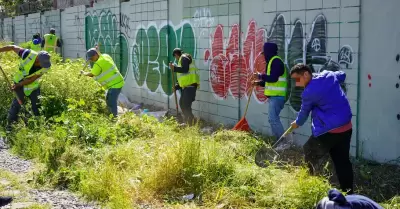 SSPCM realiza jornada de limpieza y recuperacin de espacios en la colonia Del P