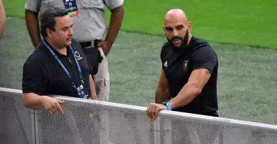 Yassine Cheuko, guardaespaldas de Lionel Messi