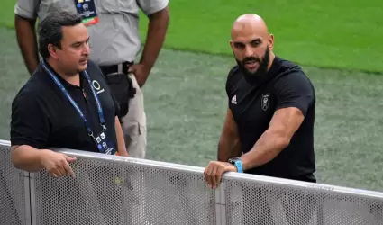 Yassine Cheuko, guardaespaldas de Lionel Messi