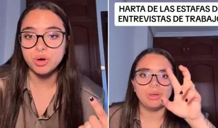 Joven espaola denuncia en TikTok presunta estafa en oferta laboral