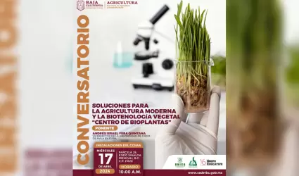 Conversatorio: Soluciones para la Agricultura Moderna y Biotecnologa Digital