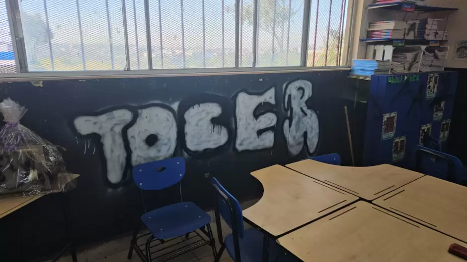 Vuelve a ser vandalizada Escuela Primaria Morelos