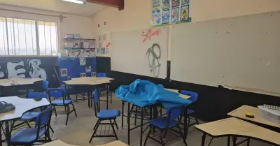 Vuelve a ser vandalizada Escuela Primaria Morelos