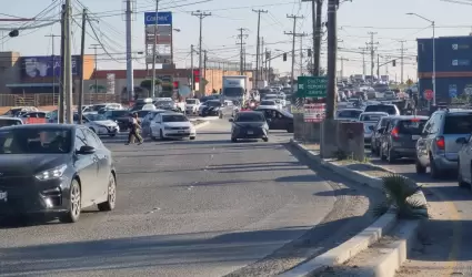 Nuevo cierre en el bulevar El Rosario causa congestin vehicular en Santa Fe