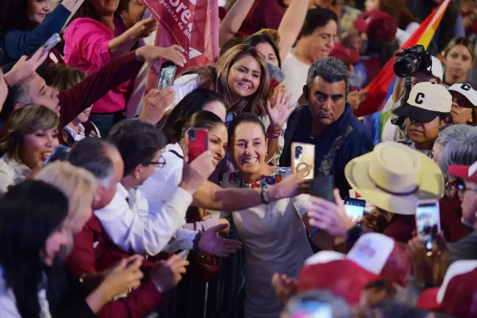 Claudia Sheinbaum en Mexicali