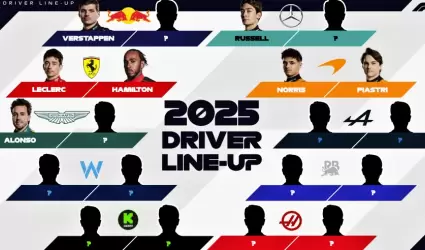 Line up de pilotos para 2025