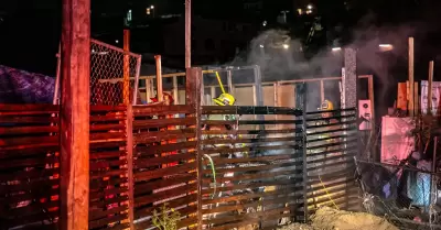 Incendio en la colonia El Jibarito