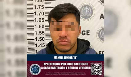 Detenido por robo