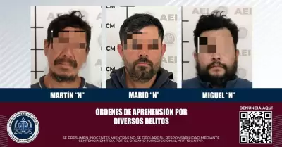 Cumplimenta FGE rdenes de aprehensin por diversos delitos