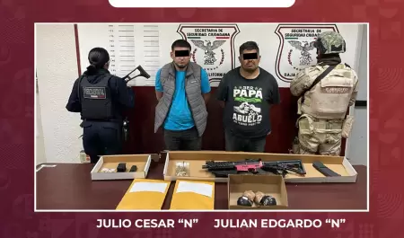 Incautan fusil de asalto y granadas de fragmentacin en Mexicali
