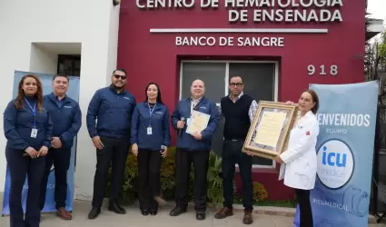 Reconocen a ICU Medical de Mxico por su iniciativa "Comparte Vida"