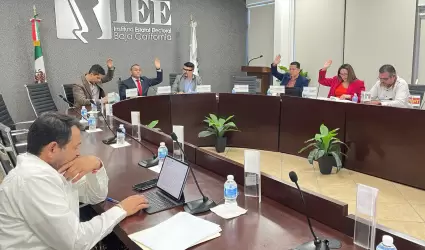 Celebra Consejo General del IEEBC su 4ta sesin ordinaria