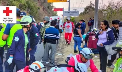 Choque del autobs de peregrinos que se dirigan de Guanajuato al Santuario de C