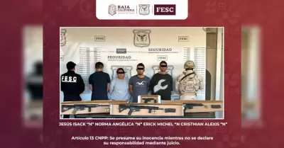 3 adultos detenidos y un adolescente