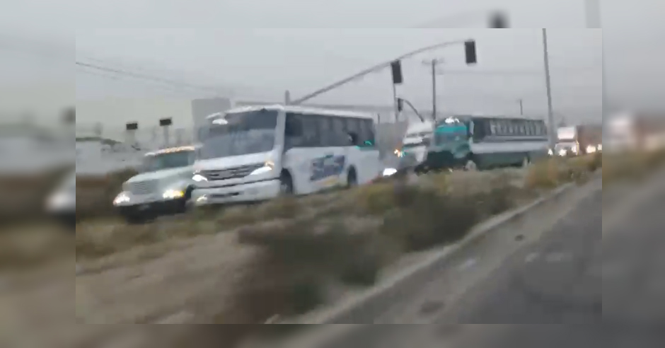Accidente vial en Tijuana obstruye circulación en la carretera Tijuana ...