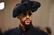 Bad Bunny llega a la Met Gala con traje de Margiela