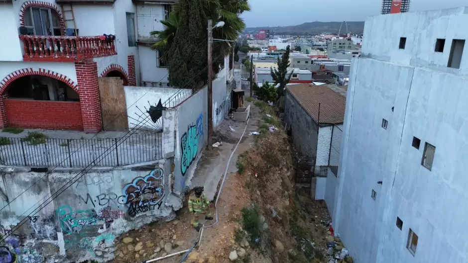 Movilizacin de Bomberos ante incendio en lote baldo en la Zona Centro