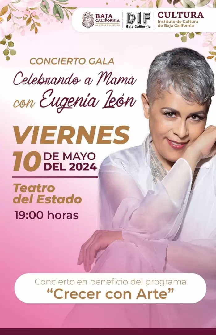 Concierto de Eugenia Len en beneficio del programa estatal "Crecer con Arte"