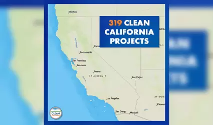 Mapa interactivo de proyectos de limpieza en California