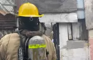 Incendio arrasa con dos viviendas en la Zona Norte de Tijuana