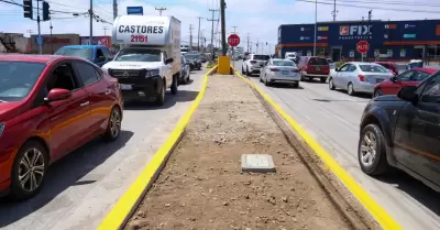 Avanza Ayuntamiento de Tijuana en obra de glorieta Santa Fe