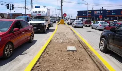 Avanza Ayuntamiento de Tijuana en obra de glorieta Santa Fe