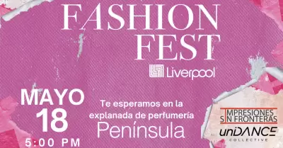 Liverpool te invita al Fashion Fest Tijuana el 18 de mayo a las 5:00 PM en Penn