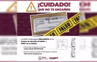 Advierte CESPT a ciudadana sobre falsos cobradores