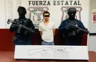 Detiene Fuerza Estatal a hombre armado en Tecate