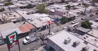 Trabaja CFE en mejoras en zona Mexicali, previo a la temporada de verano