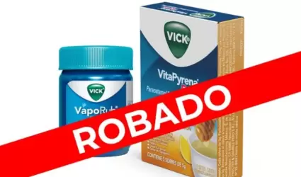 Alerta Cofepris por robo de Vaporub y VitaPyrena Forte