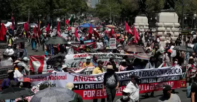 Manifestacin de la CNTE