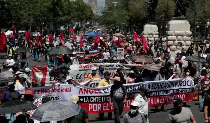 Manifestacin de la CNTE