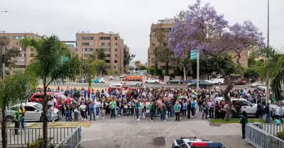 Ms de mil 200 personas participan en simulacro de sismo en Palacio Municipal