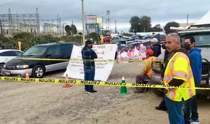 Pobladores del Maclovio Rojas anuncian retiro del bloqueo de Pemex Rosarito; dic