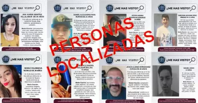 FGE localiza a ocho personas reportadas como desaparecidas