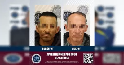 Detiene la FGE a dos personas con rdenes de aprehensin por robo de vehculo