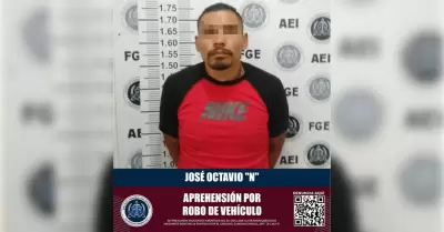 Detenido por robo de vehculo