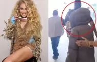 Paulina Rubio es captada con chamarra invernal en Sonora